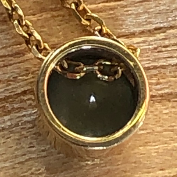 14K Yellow Gold Blue Topaz 18.5” Necklace. - Picture 12 of 14